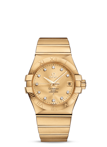 Omega Constellation Co-Axial 35 Yellow Gold / Champagne